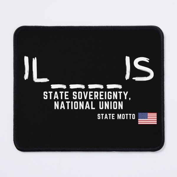Item preview, Guess the names of all 50 US states "ILLINOIS" designed and sold by CHANCHANAI.
