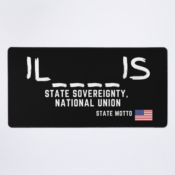 Item preview, Guess the names of all 50 US states "ILLINOIS" designed and sold by CHANCHANAI.