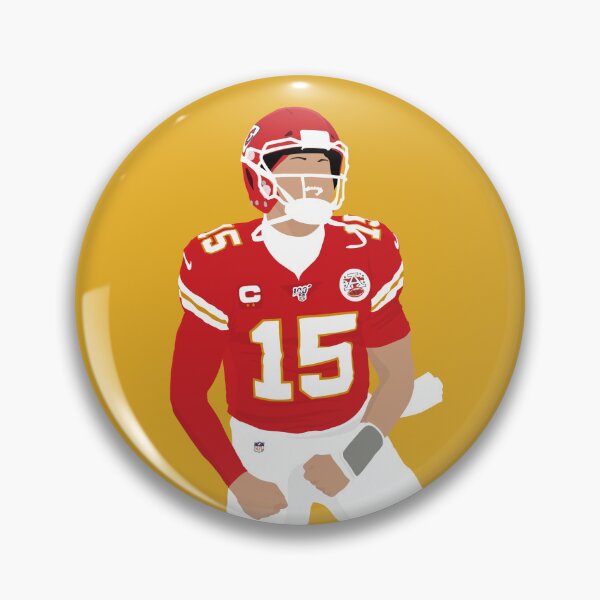 Artikelvorschau, Patrick Mahomes Fußball Illustration  entworfen und verkauft von ArlemUnivers.