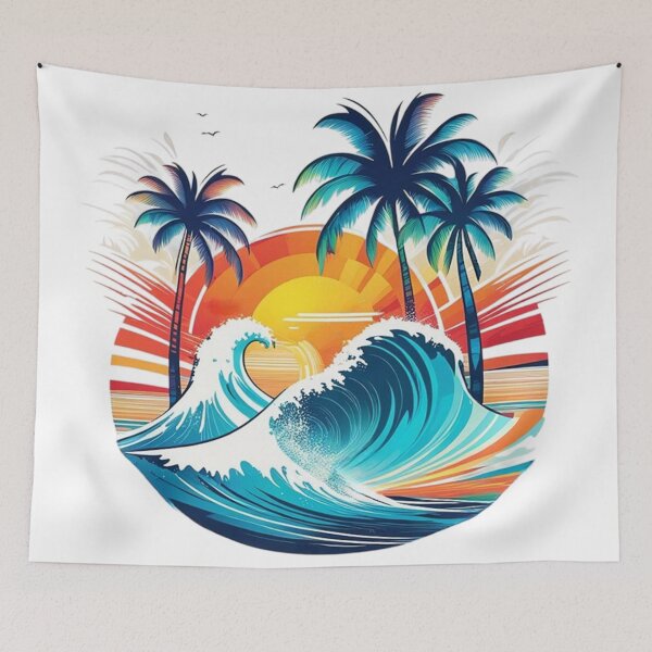 Item preview, Surfing tropical designed and sold by JackFreestone.
