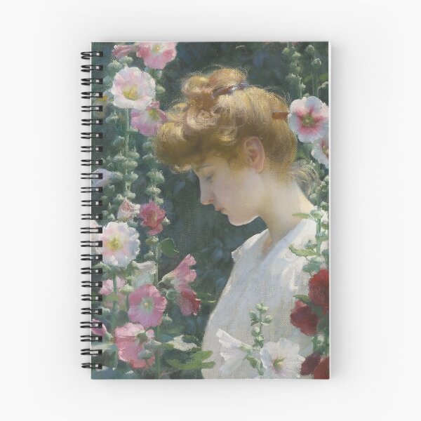 Item preview, Charles Curran, Hollyhocks and Sunlight, American Impressionist Artist designed and sold by Jaydee001.