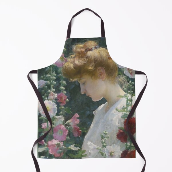 Item preview, Charles Curran, Hollyhocks and Sunlight, American Impressionist Artist designed and sold by Jaydee001.
