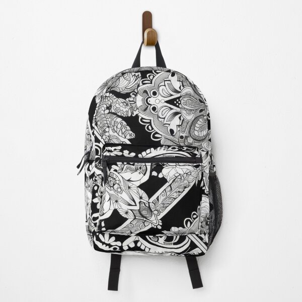Item preview, Black and white kaleidoscope print designed and sold by PrettyPinkSkies.