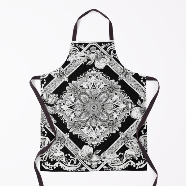 Item preview, Black and white kaleidoscope print designed and sold by PrettyPinkSkies.