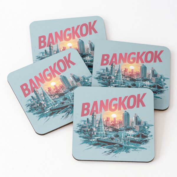 Item preview, The Vibrant Essence of Bangkok: Street Exploration Design designed and sold by Colorful-Garden.