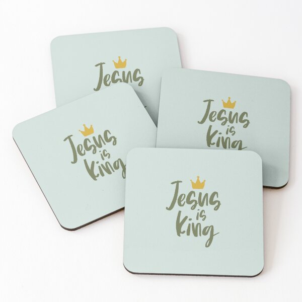 Item preview, Jesus is King | Christian Quotes | Christian Collection designed and sold by Blessed Be Your Name.