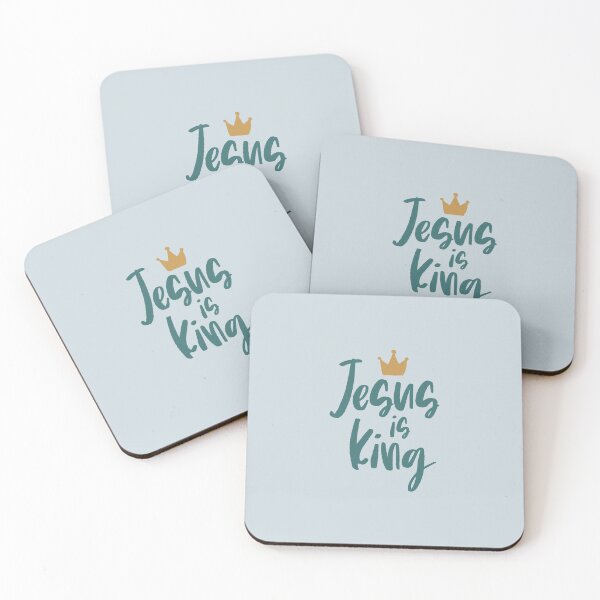 Item preview, Jesus is King | Christian Quotes | Christian Collection designed and sold by Blessed Be Your Name.