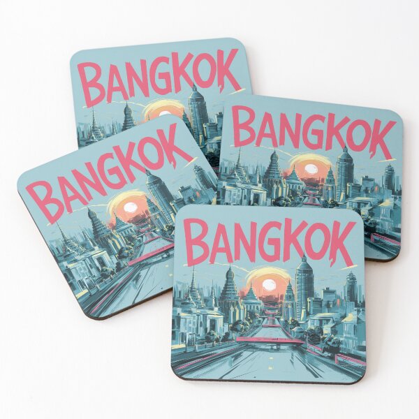 Item preview, The Vibrant Essence of Bangkok: Street Exploration Design designed and sold by Colorful-Garden.