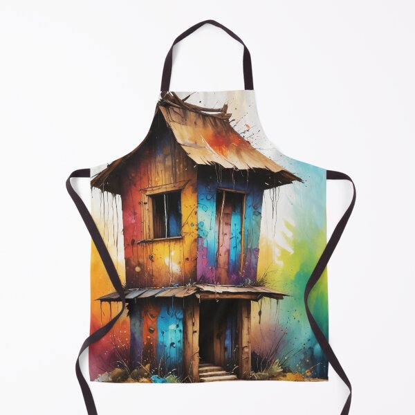 Item preview, Rural living acrylic colorful artwork print design designed and sold by Anshu3813.