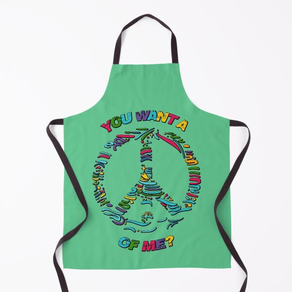 Item preview, You want a peace of me?! funny passive-aggressive designed and sold by SolidEarthArt.