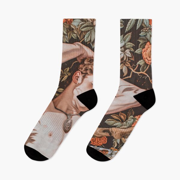 Item preview, Man Print - Forest of Sleep - Patterned Portrait designed and sold by JaimeLikes.