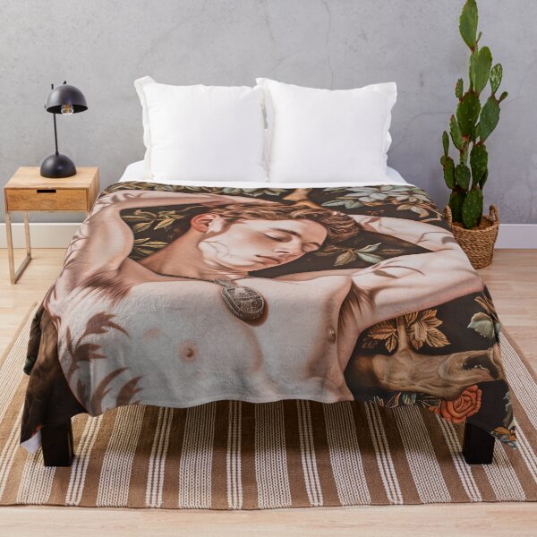 Item preview, Man Print - Forest of Sleep - Patterned Portrait designed and sold by JaimeLikes.