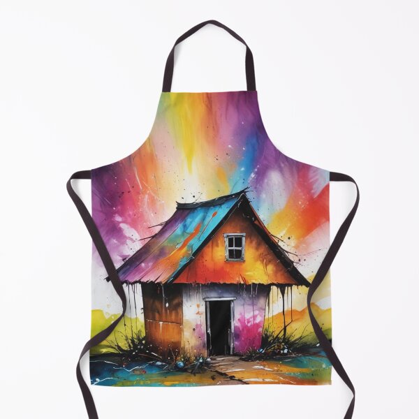 Item preview, Rural living acrylic colorful artwork print design designed and sold by Anshu3813.