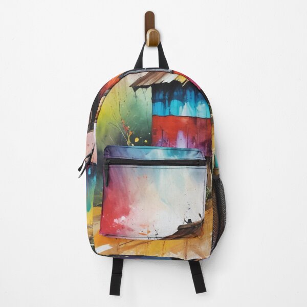 Item preview, Rural living acrylic colorful artwork print design designed and sold by Anshu3813.