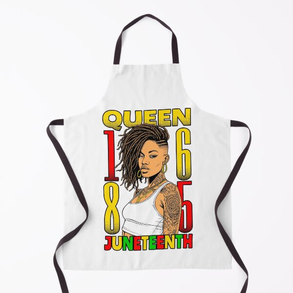 Item preview, Juneteenth Black Queen Tattooed Inked Loc’d Hair Girl 1865 designed and sold by GrandeDuc.