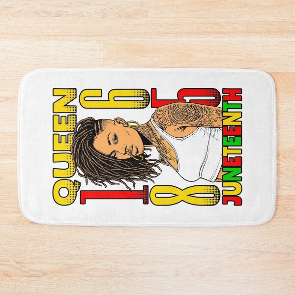 Item preview, Juneteenth Black Queen Tattooed Inked Loc’d Hair Girl 1865 designed and sold by GrandeDuc.