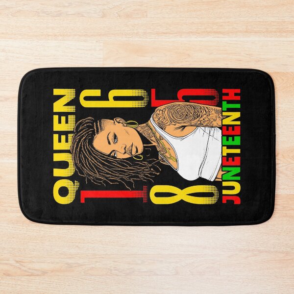 Item preview, Juneteenth Black Queen Tattooed Inked Loc’d Hair Girl 1865 designed and sold by GrandeDuc.