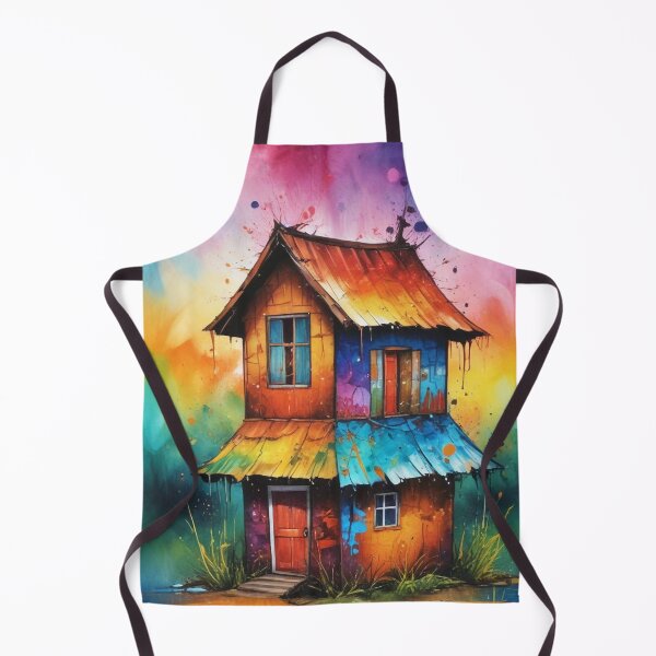 Item preview, Rural living acrylic colorful artwork print design designed and sold by Anshu3813.