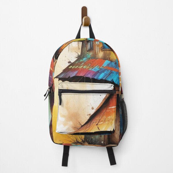 Item preview, Rural living acrylic colorful artwork print design designed and sold by Anshu3813.