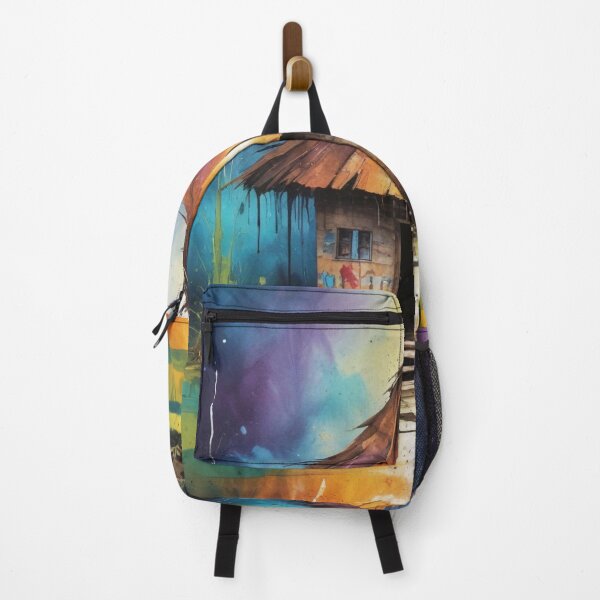 Item preview, Rural living acrylic colorful artwork print design designed and sold by Anshu3813.
