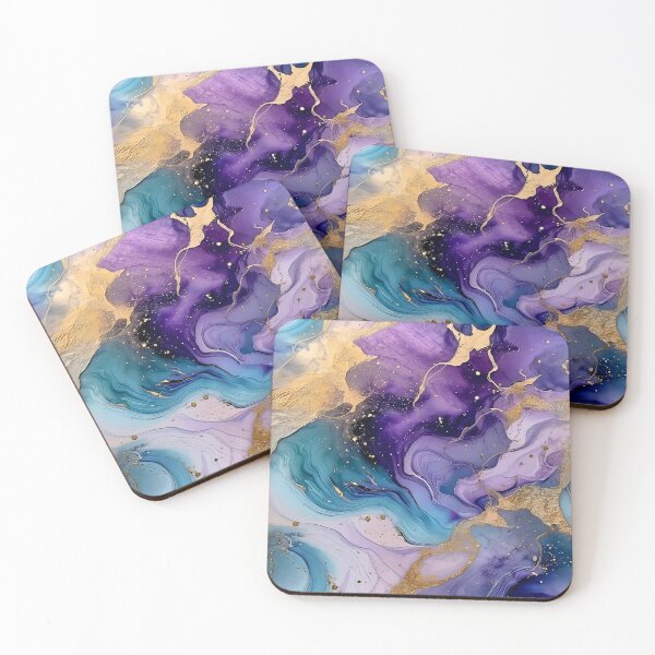 Item preview, Ethereal Dance of Colors and Gold in Abstract designed and sold by creativekrish.