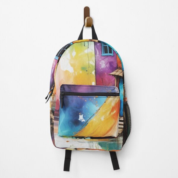 Item preview, Rural living acrylic colorful artwork print design designed and sold by Anshu3813.
