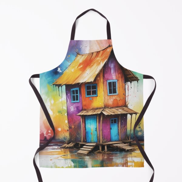 Item preview, Rural living acrylic colorful artwork print design designed and sold by Anshu3813.
