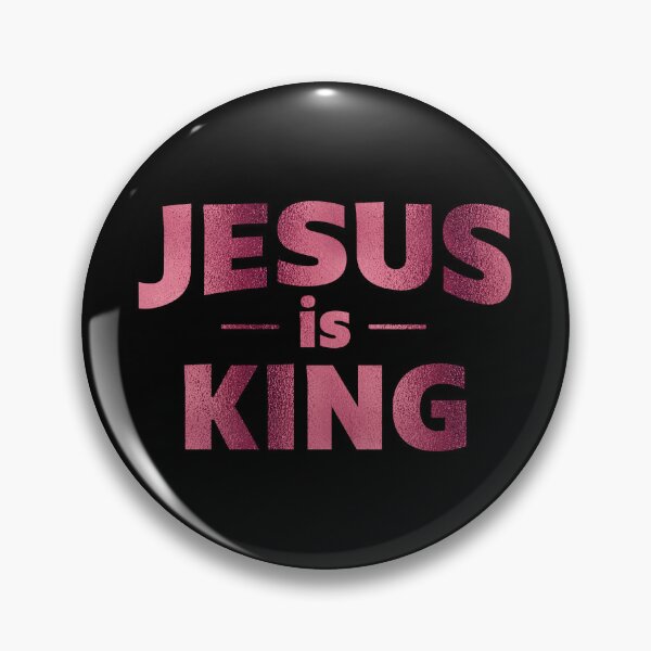 Item preview, Jesus is King | Christian Quotes | Christian Collection designed and sold by Blessed Be Your Name.