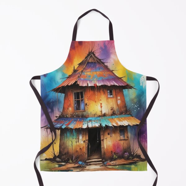 Item preview, Rural living acrylic colorful artwork print design designed and sold by Anshu3813.