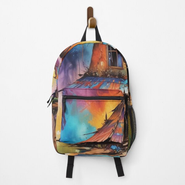 Item preview, Rural living acrylic colorful artwork print design designed and sold by Anshu3813.