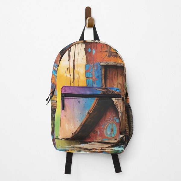 Item preview, Rural living acrylic colorful artwork print design designed and sold by Anshu3813.