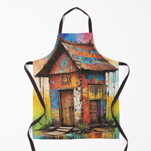 Item preview, Rural living acrylic colorful artwork print design designed and sold by Anshu3813.