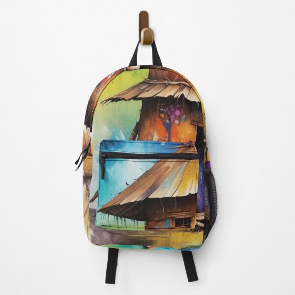 Item preview, Rural living acrylic colorful artwork print design designed and sold by Anshu3813.