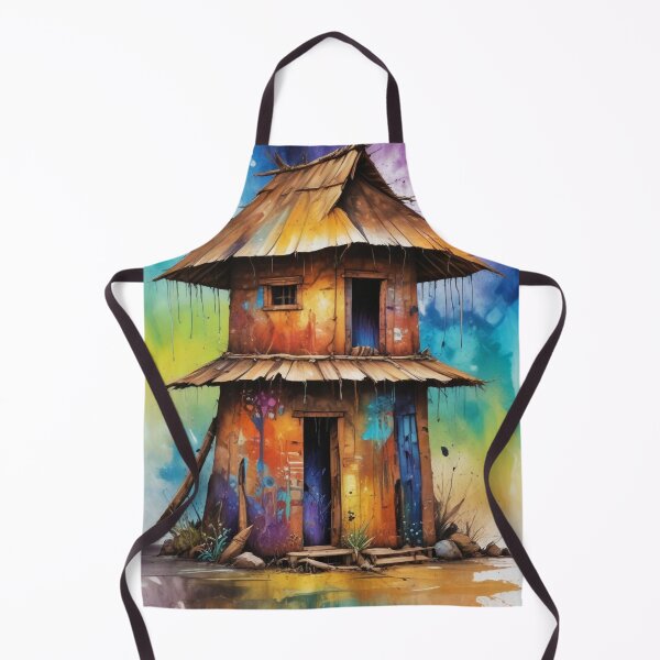 Item preview, Rural living acrylic colorful artwork print design designed and sold by Anshu3813.