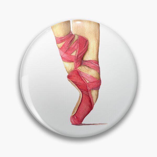 Item preview, On Pointe - Ruby Red Ballet Shoes designed and sold by NatashaMMenon.