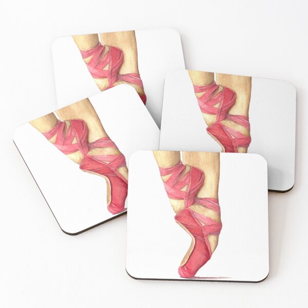 Item preview, On Pointe - Ruby Red Ballet Shoes designed and sold by NatashaMMenon.