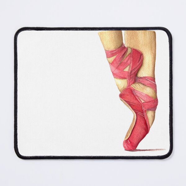 Item preview, On Pointe - Ruby Red Ballet Shoes designed and sold by NatashaMMenon.