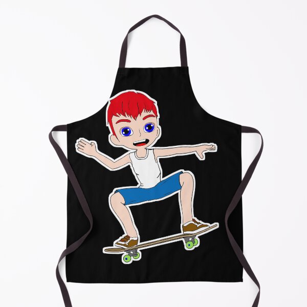 Item preview, Cool red head shredding skateboarder having fun designed and sold by ankromcreations.