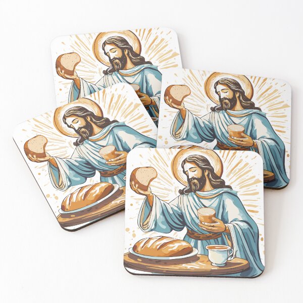 Item preview, Jesus Christ breaking bread designed and sold by godpilled.