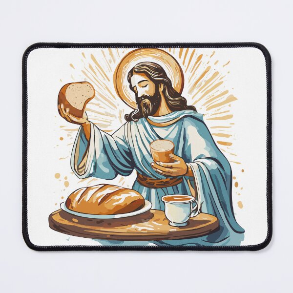 Item preview, Jesus Christ breaking bread designed and sold by godpilled.