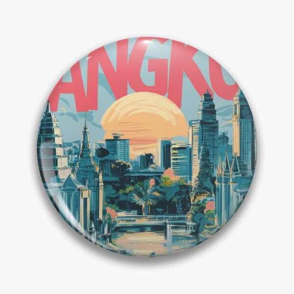 Item preview, The Vibrant Essence of Bangkok: Street Exploration Design designed and sold by Colorful-Garden.