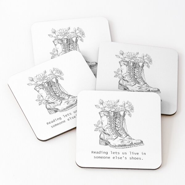 Item preview, reading lets us live in someone else's shoes designed and sold by constancelim.