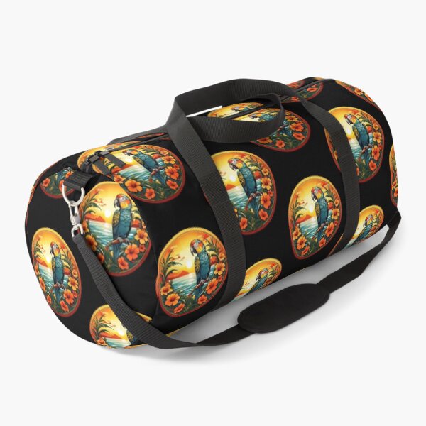 Item preview, Pacific Parrot on a Hawaiian Beach with Orchids designed and sold by NautiChic.