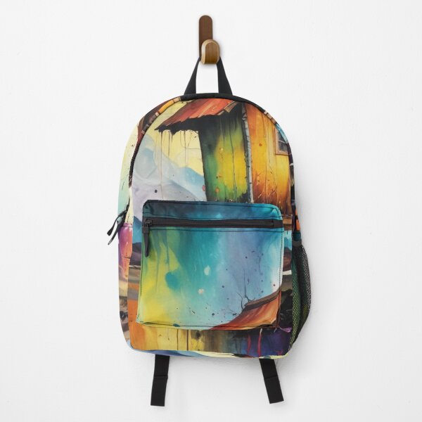 Item preview, Rural living acrylic colorful artwork print design designed and sold by Anshu3813.