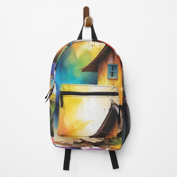 Item preview, Rural living acrylic colorful artwork print design designed and sold by Anshu3813.