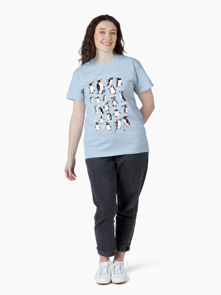 Thumbnail 4 of 7, Classic T-Shirt, Penguins of the World designed and sold by rohanchak.