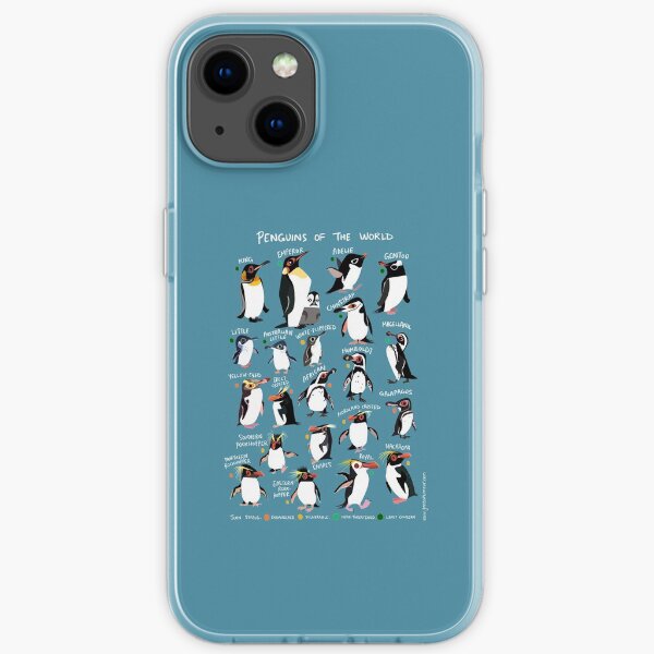 Penguins of the World iPhone Soft Case