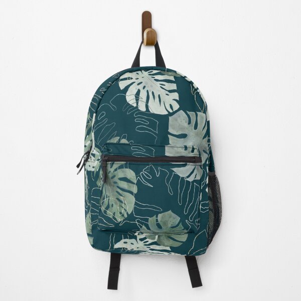 Item preview, Dark Green Monstera Leaf Pattern designed and sold by Sarah Walton.