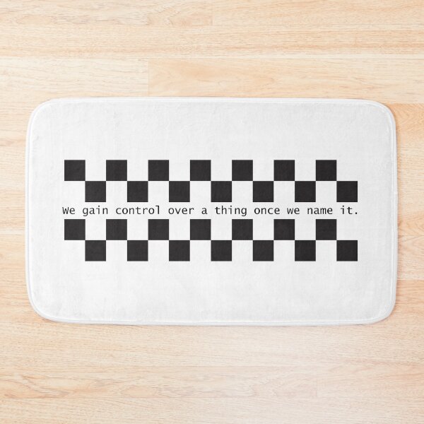 Item preview, We gain control over a thing once we name it. designed and sold by constancelim.