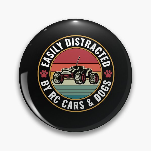 Item preview, Easily distracted by RC Cars and Dogs RC Car Lover designed and sold by BlueBerry-Pengu.